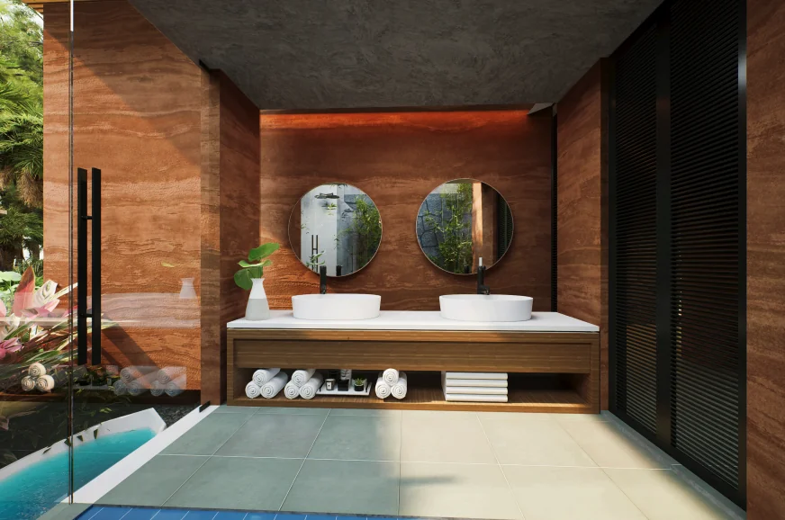 Ayana cottage — bathroom view 3