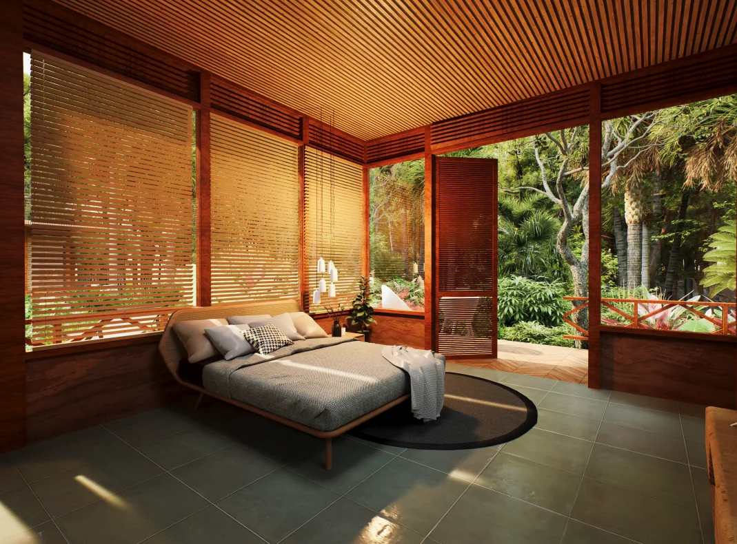 Ayana cottage — bedroom view 3