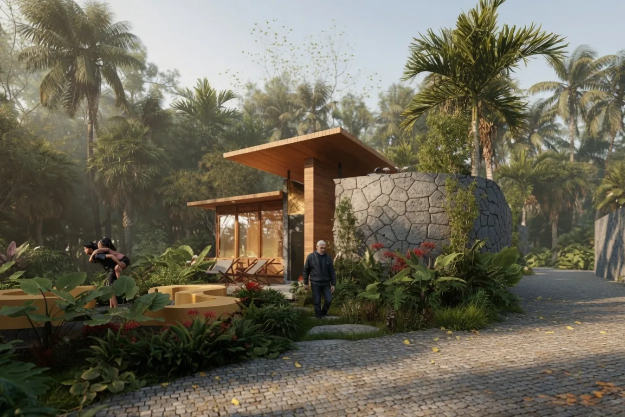 Ayana wellness foyer