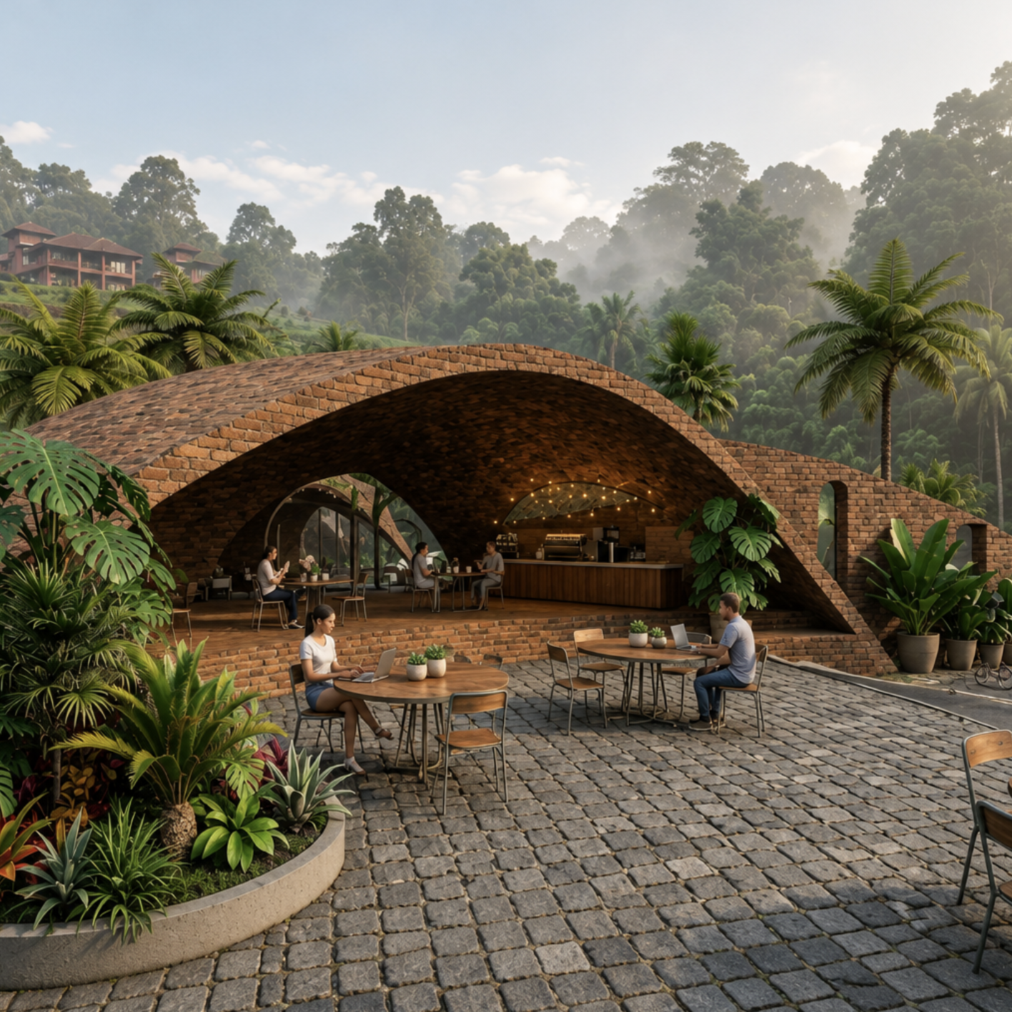 The café