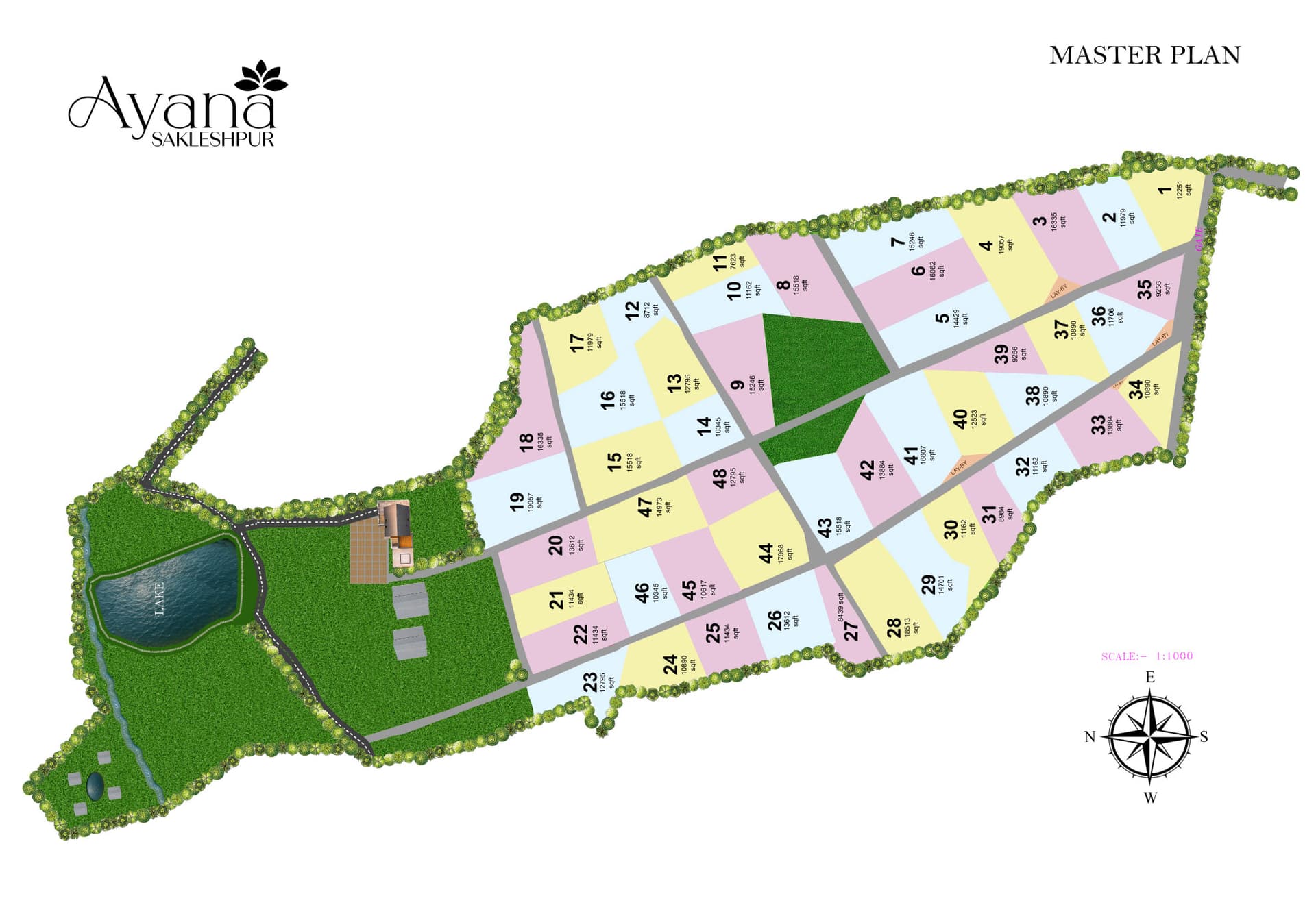 Ayana master plan — site zoning drawing
